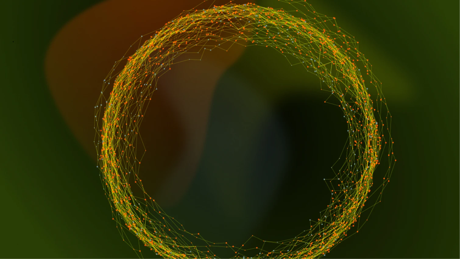 A circle made of a graph